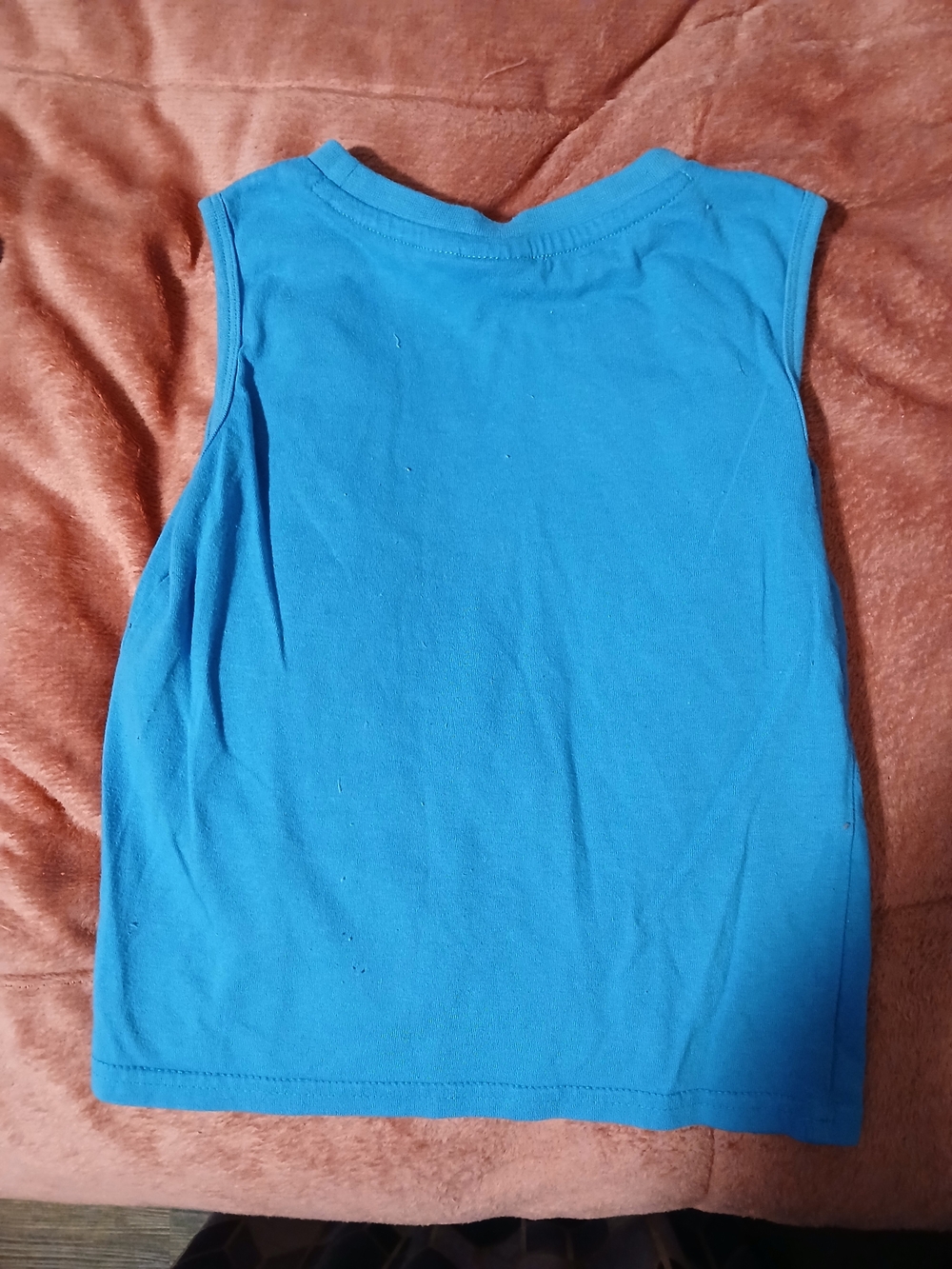 Puma Blue Logo Tank & Black Puma Shorts Set - Picture 10 of 10